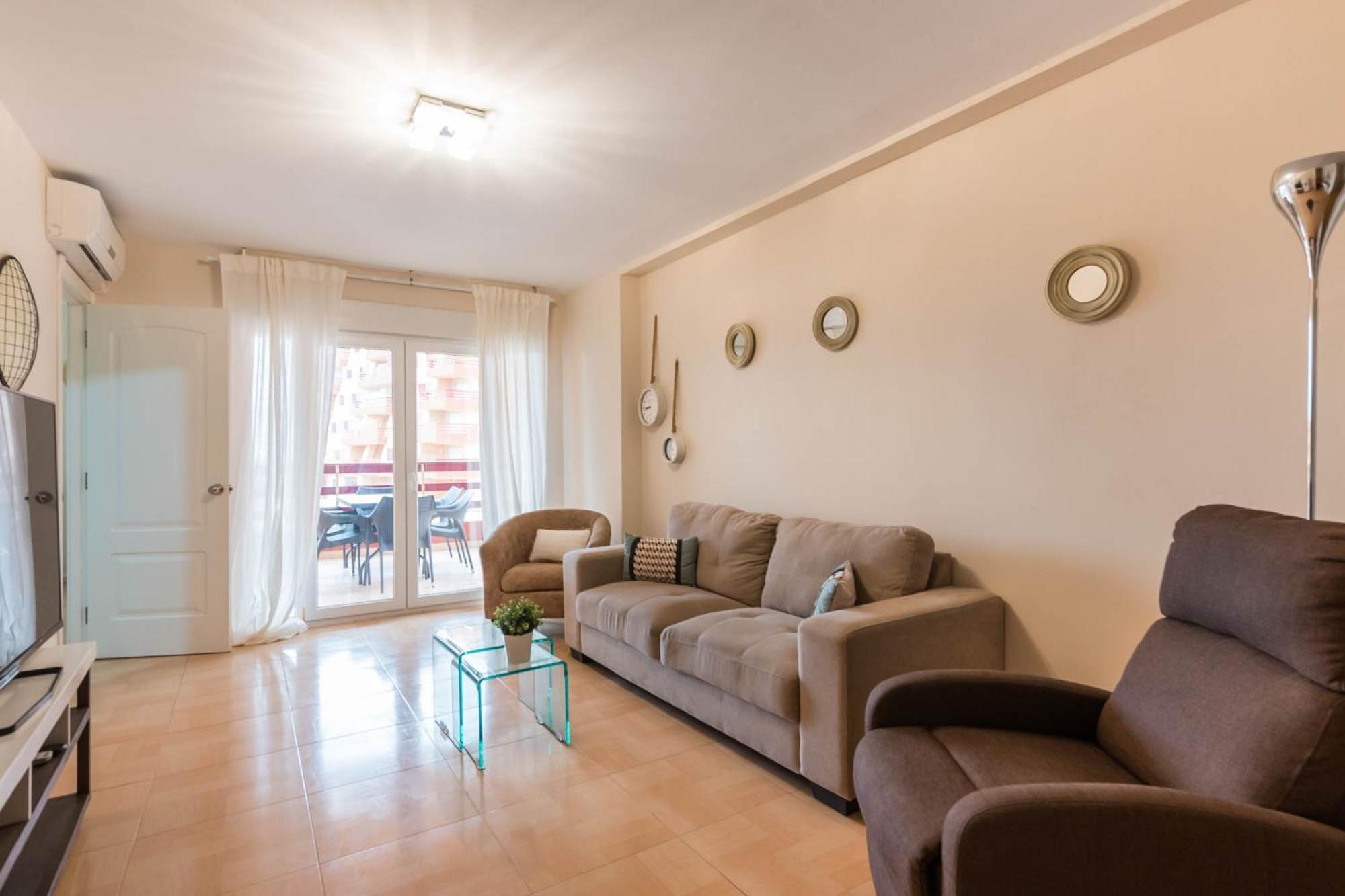 Apartment Jardin Del Mar Primera Linea Mediterraneo 3 2 Banos